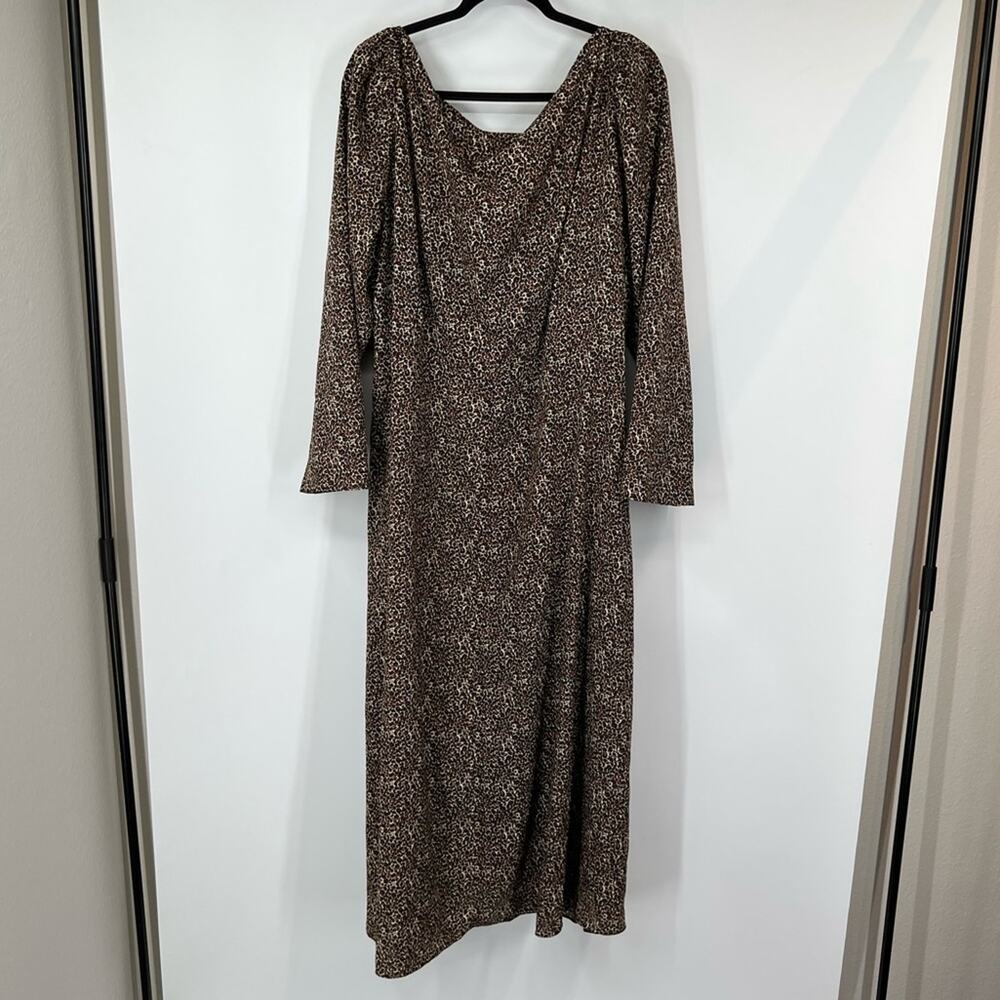 ASOS Design Curve Leopard Print Square Neck Maxi … - image 6